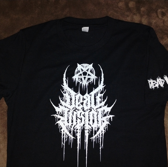 DEADINSIDE black logo tee - Picture 1 of 2